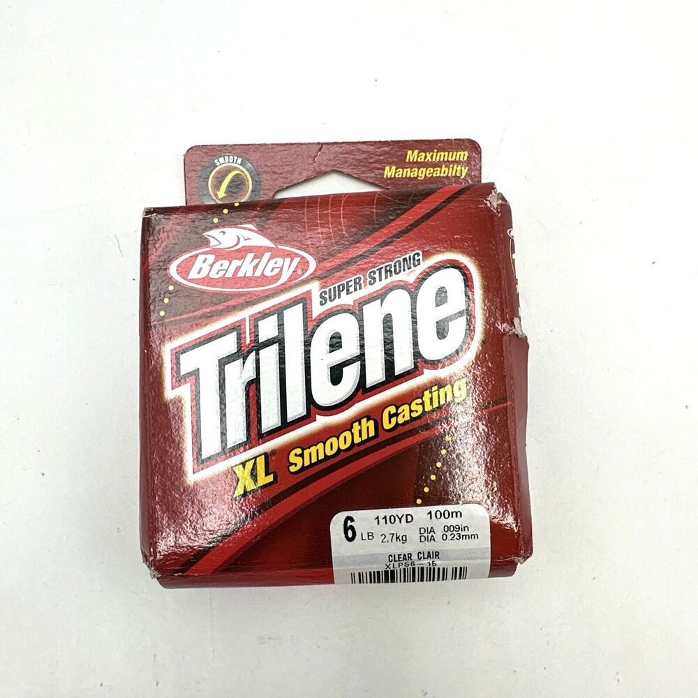 Berkley Trilene XL Monofilament Clear Pony Spool 110 Yards Fishing Line NEW